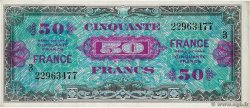 50 Francs FRANCE FRANKREICH  1945 VF.24.03 VZ