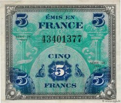 5 Francs DRAPEAU FRANCE  1944 VF.17.01 TTB