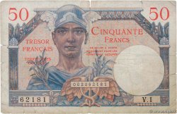 50 Francs TRÉSOR FRANÇAIS FRANCE  1947 VF.31.01 G