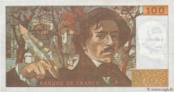 100 Francs DELACROIX FRANCE  1978 F.68.02 VF
