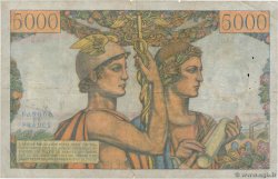 5000 Francs TERRE ET MER FRANCIA  1953 F.48.10 BC