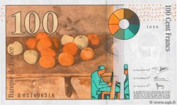 100 Francs CÉZANNE FRANCIA  1998 F.74.02 AU