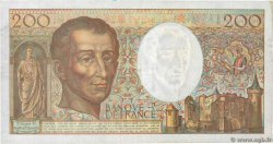 200 Francs MONTESQUIEU FRANCE  1990 F.70.10b pr.TTB