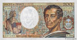 200 Francs MONTESQUIEU FRANCIA  1990 F.70.10b BB