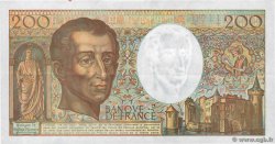 200 Francs MONTESQUIEU FRANCE  1990 F.70.10b VF