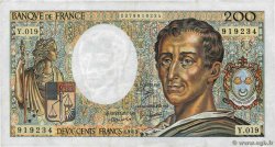 200 Francs MONTESQUIEU FRANCIA  1983 F.70.03 q.BB
