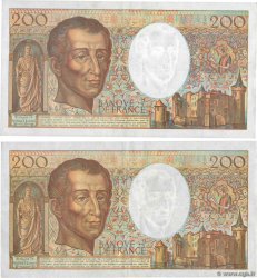 200 Francs MONTESQUIEU Lot FRANCIA  1991 F.70.10b MBC