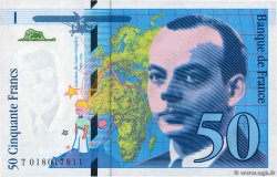 50 Francs SAINT-EXUPÉRY modifié FRANCIA  1994 F.73.01b MBC+
