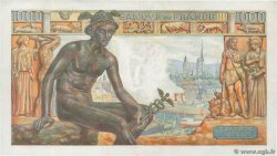 1000 Francs DÉESSE DÉMÉTER FRANKREICH  1942 F.40.07 VZ