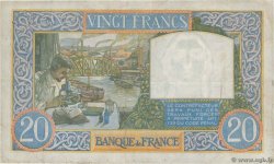 20 Francs TRAVAIL ET SCIENCE FRANCE  1941 F.12.16 TB+