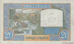 20 Francs TRAVAIL ET SCIENCE FRANCIA  1940 F.12.06 MBC+