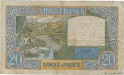 20 Francs TRAVAIL ET SCIENCE FRANCE  1941 F.12.14 pr.TB