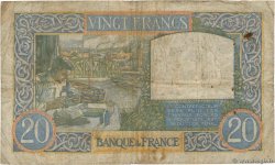 20 Francs TRAVAIL ET SCIENCE FRANCE  1941 F.12.14 B