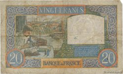 20 Francs TRAVAIL ET SCIENCE FRANCE  1941 F.12.20 G