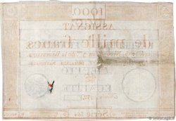 1000 Francs FRANCIA  1795 Ass.50a BC+