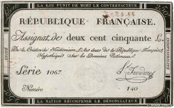 250 Livres FRANCE  1793 Ass.45a