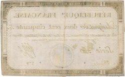 250 Livres FRANCIA  1793 Ass.45a BC+