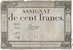100 Francs FRANCIA  1795 Ass.48a q.BB