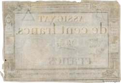 100 Francs FRANCIA  1795 Ass.48a q.BB