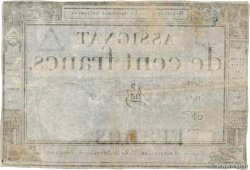 100 Francs FRANCE  1795 Ass.48a VF-