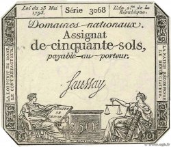 50 Sols FRANCE  1792 Ass.26a SUP