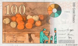 100 Francs CÉZANNE FRANCIA  1998 F.74.02 q.SPL
