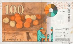100 Francs CÉZANNE FRANCE  1998 F.74.02 TTB