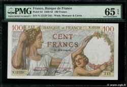 100 Francs SULLY FRANKREICH  1940 F.26.32