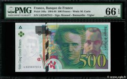 500 Francs PIERRE ET MARIE CURIE FRANCE  1994 F.76.01