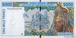 5000 Francs WEST AFRIKANISCHE STAATEN  2003 P.613Hl fST+