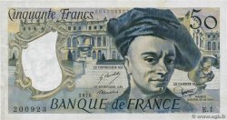 50 Francs QUENTIN DE LA TOUR FRANCIA  1976 F.67.01 q.BB