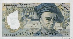 50 Francs QUENTIN DE LA TOUR FRANKREICH  1977 F.67.02 SS