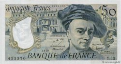 50 Francs QUENTIN DE LA TOUR Fauté FRANCIA  1979 F.67.04 MBC