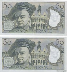50 Francs QUENTIN DE LA TOUR Consécutifs FRANCIA  1980 F.67.06 EBC