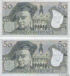 50 Francs QUENTIN DE LA TOUR Consécutifs FRANCE  1980 F.67.06 pr.SUP