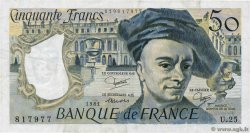 50 Francs QUENTIN DE LA TOUR FRANKREICH  1981 F.67.07