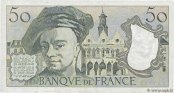50 Francs QUENTIN DE LA TOUR FRANCE  1983 F.67.09 VF