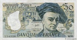 50 Francs QUENTIN DE LA TOUR FRANCE  1983 F.67.09 TB