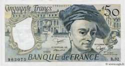 50 Francs QUENTIN DE LA TOUR FRANCIA  1983 F.67.09 BC+