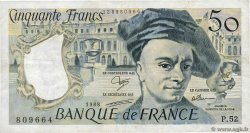 50 Francs QUENTIN DE LA TOUR FRANCE  1988 F.67.14 TB