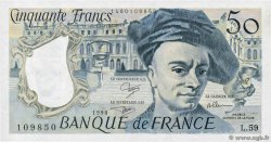 50 Francs QUENTIN DE LA TOUR FRANCE  1990 F.67.16 SPL+