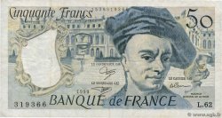 50 Francs QUENTIN DE LA TOUR FRANCIA  1990 F.67.16