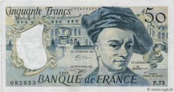 50 Francs QUENTIN DE LA TOUR FRANCE  1992 F.67.18 pr.TTB