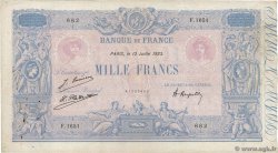 1000 Francs BLEU ET ROSE FRANKREICH  1923 F.36.39 S