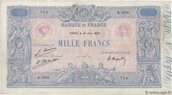 1000 Francs BLEU ET ROSE FRANKREICH  1925 F.36.41