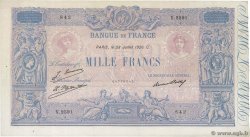1000 Francs BLEU ET ROSE FRANCIA  1926 F.36.43