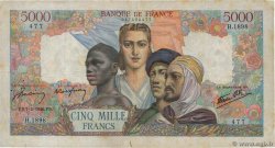 5000 Francs EMPIRE FRANÇAIS FRANCIA  1946 F.47.50 BC