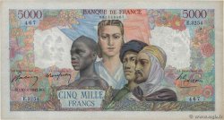 5000 Francs EMPIRE FRANÇAIS FRANCE  1947 F.47.59