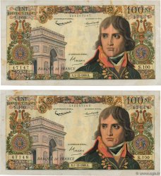 100 Nouveaux Francs BONAPARTE Consécutifs FRANCIA  1960 F.59.09 BC+