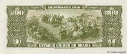 200 Cruzeiros Petit numéro BRAZIL  1964 P.171b UNC